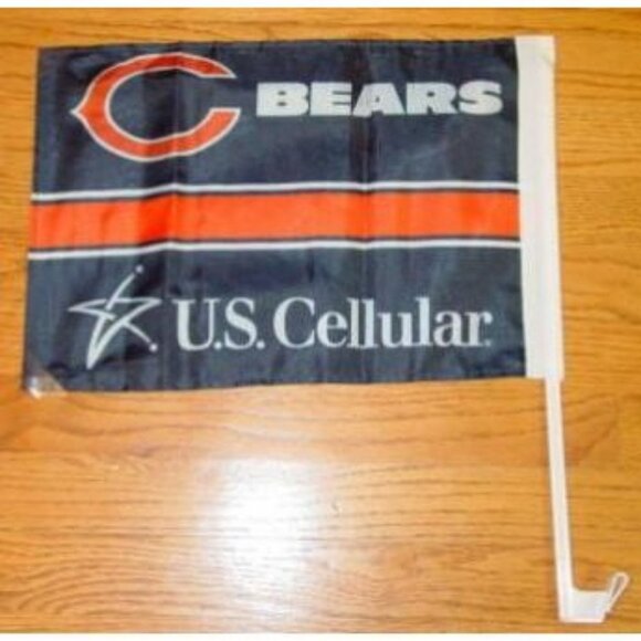 CHICAGO BEARS FOOTBALL CAR FLAG DECORATION US CELLULAR - NEW - Picture 1 of 1